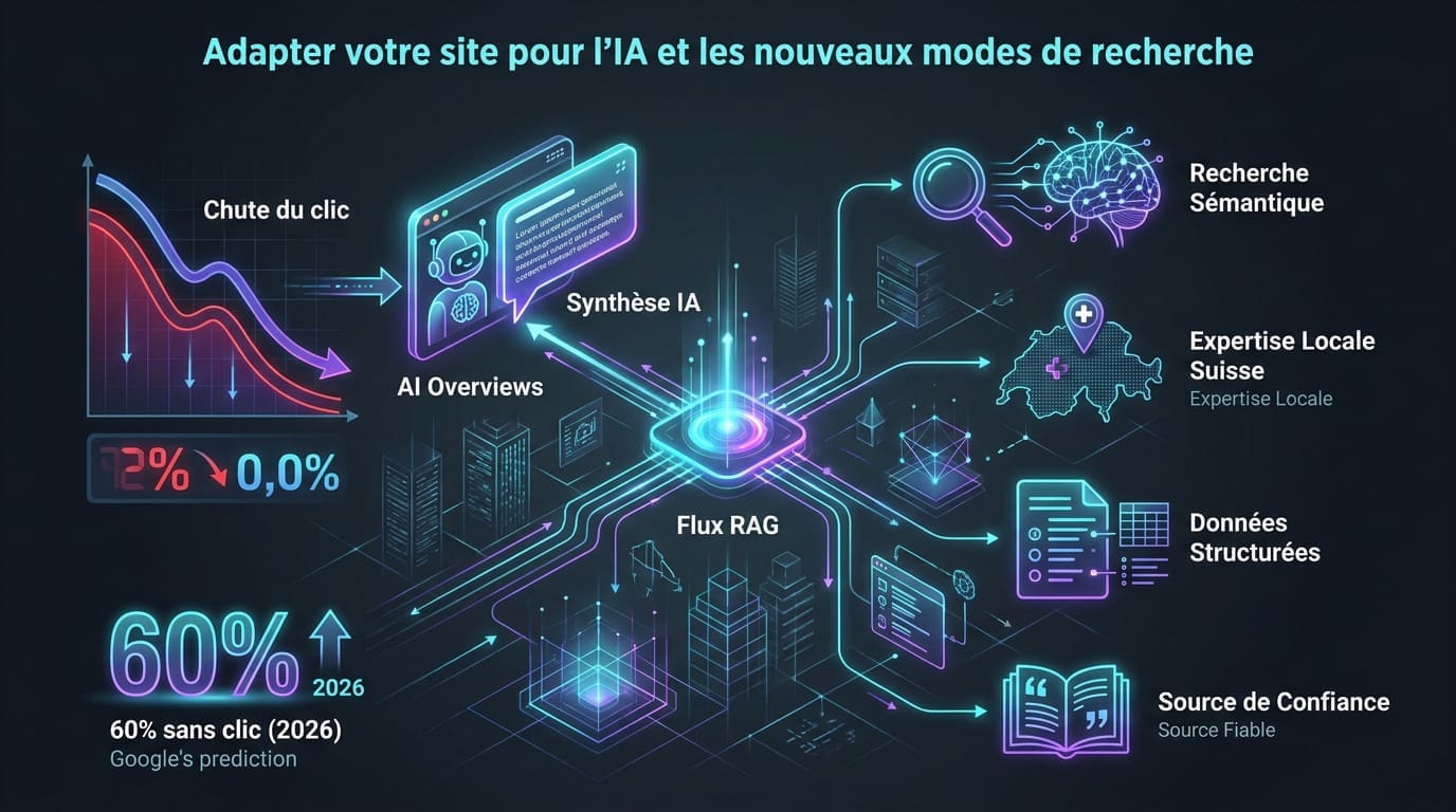 Stratégie d'optimisation d'un site web pour les moteurs de recherche par intelligence artificielle